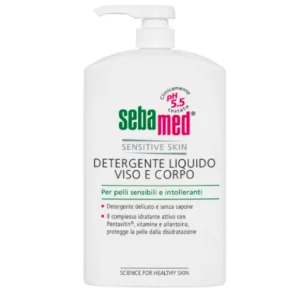 SebaMed Detergente liquido viso e corpo con pH 5.5 1 lt