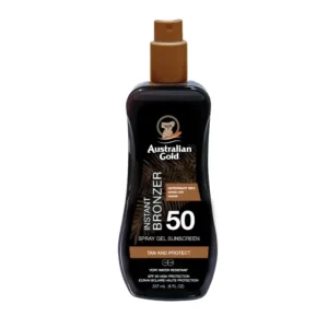 Australian Gold SPF 50 SPRAY GEL CON BRONZER 237 ml