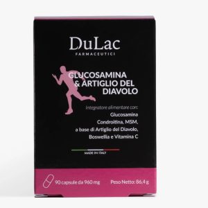 Dulac Glucosamina e Artiglio del Diavolo Integratore 90 capsule