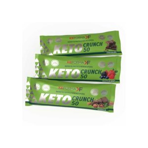 KETO CRUNCH 50 – Barretta Proteica High-Protein per Dieta Keto e Chetogenica 50 gr