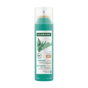 KLORANE Ortica PURIFICANTE - SHAMPOO SECCO ALL'ORTICA E VITAMINA E - capelli scuri 150 ml