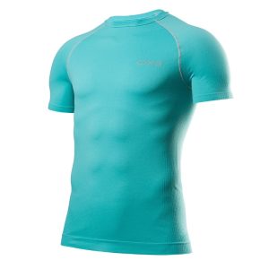 OxyBurn Maglia tecnica uomo multisport batteriostatica LEVEL 5038 Azzurro
